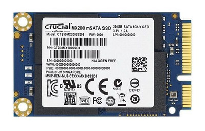 Crucial MX200 250GB mSATA Internal SSD for SATA 6Gbps - CT250MX200SSD3