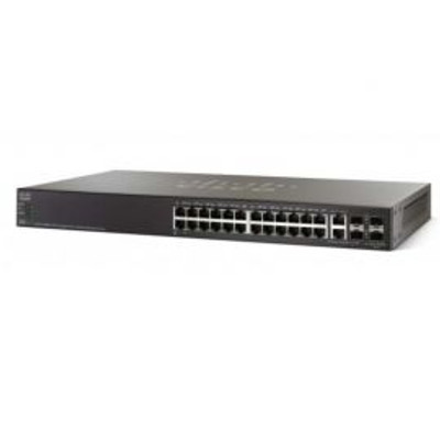Cisco SG500-28MPP 28-Port Gigabit Max PoE+ Stackable Managed Switch for Network Infrastructure