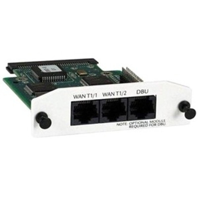 Adtran NetVanta Dual T1/FT1 Network Interface Module for WAN Networks - Compatible with ProLiant DL360p Gen8 Servers