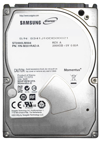 Seagate Spinpoint M9T 2TB 5400RPM SATA 6Gbps 2.5 Internal Hard Drive for ProLiant DL360p Gen8 Servers