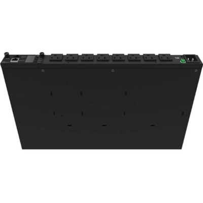 HP G2 8-Outlet Metered PDU for Rackmount, IEC 60320 C20, NEMA 5-20R, 120V AC, 1.90kVA, 1U Horizontal - P9