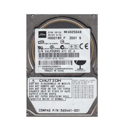 Toshiba 60GB 4200RPM IDE Ultra ATA/100 2.5 HDD for laptops