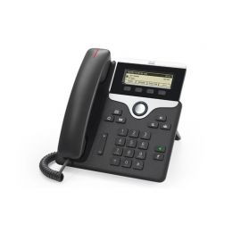 Cisco IP Phone 7811 in charcoal black, compatible with Cisco phone systems, ideal for office communication.