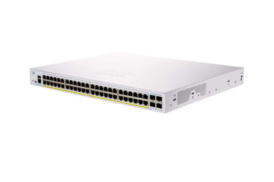 Cisco Business 350 Switch with 48 10/100/1000 Ports and 4 10 Gigabit SFP+ - Ideal for Small Business Networks