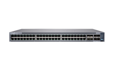 Juniper EX4100-48MP-CHAS Gigabit Ethernet Network Switch, 48 PoE Ports, 4 10GbE Uplink Ports, 1U Rack-mountable
