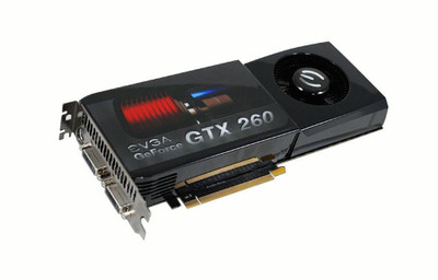 EVGA GeForce GTX260 Core 216-55nm 896MB DDR3 PCI Express Dual DVI Graphics Card for Gaming