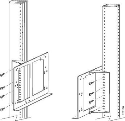 Cisco Catalyst C23 Center Rack Mount Kit for WS-C6597 - Compatible with Server Racks