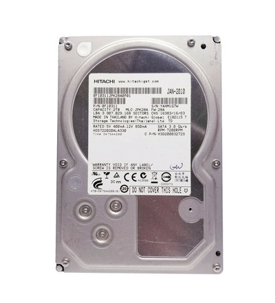 Hitachi Deskstar 7K2000 2TB SATA Hard Drive 7200RPM 32MB Cache 3.5-Inch - Compatible with Servers
