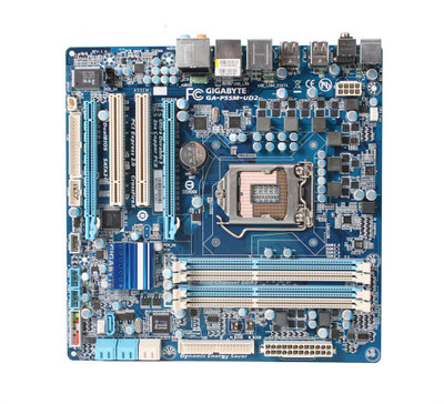 Gigabyte GA-P55M-UD2 LGA1156 Intel P55 Micro-ATX Motherboard for Gaming PC