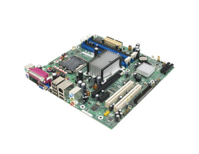 Intel LGA 775 Motherboard with 2.8GHz Pentium 4 CPU, 2GB RAM, and Fan - BLKDG965SSCK - Compatible with Socket 775 CPUs