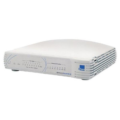 3Com 16-Port 10Base-T OfficeConnect Ethernet Hub for Small Office Networking