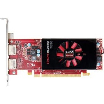 HP FirePro W2100 Graphic Card 2GB GDDR3 PCI Express 3.0 Low-profile for J1P76AV Servers