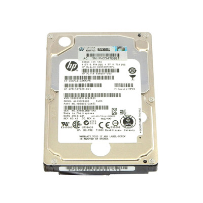 HP 600GB SAS 6Gb/s 2.5 HDD for ProLiant Gen1/7 Servers - Dual Port - Hot-Pluggable - EG0600FCSPL-1