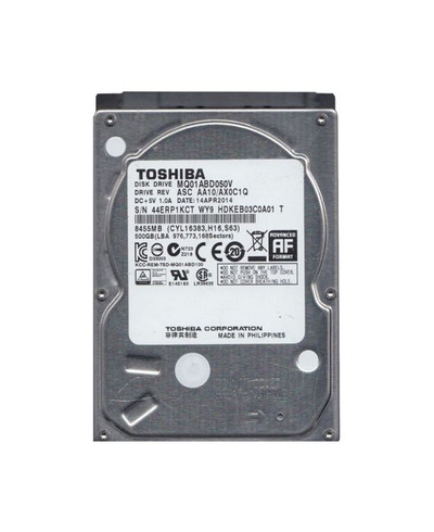 Toshiba 500GB 5400RPM SATA 2.5 Hard Drive for HDKEB03C0A01 - Server Storage Drive