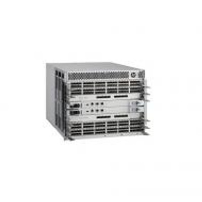 HP Storefabric SN8000B 4-Slot Power Pack+ San Director Switch, managed switch, rack-mountable, compatible with servers.