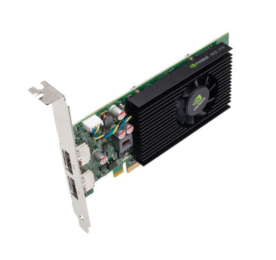 PNY Quadro NVS 310 512MB DDR3 Graphics Card, Dual DisplayPort, HDCP Ready, PCI Express 2.0 x16, for Workstations