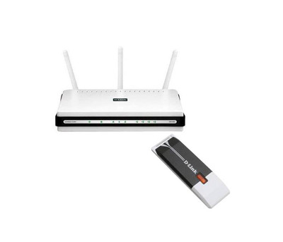 D-Link Draft-11n Gigabit Wireless Broadband Router compatible with DIR655BDWA140, ideal for home or office use