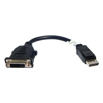 PNY DisplayPort to Dual Link DVI-D Short Passive Adaptor Cable for DJ802B-1000-10E, compatible with dual monitor setups