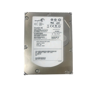 Seagate Cheetah NS Series 400GB 10000RPM SAS 3Gb/s 16MB Cache CE 3.5-Inch Hard Drive mounted in a server rack