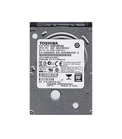 Toshiba 500GB 5400RPM SATA 2.5 Hard Drive HDKCB06H0A01S - Server Storage Solution