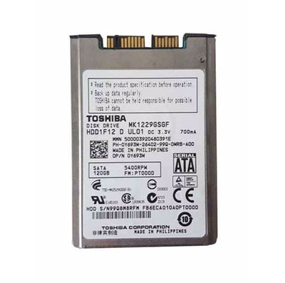 Toshiba 120GB 5400RPM SATA 3Gb/s mSATA Hard Drive for 1.8-Inch Devices
