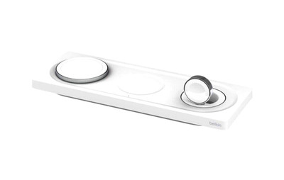 WIZ016TTWH - Belkin 15-Watts 3-In-1 Wireless Charging Pad with MagSafe for iPhone 12/13