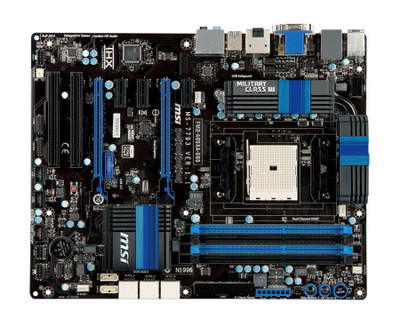 MSI FM2-A85XA-G65 AMD A85X ATX Motherboard for AMD A-series Processors, DDR3, 8x SATA 6.0Gb/s