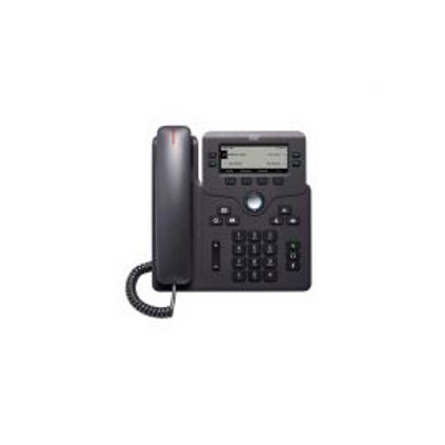 Cisco IP Phone 6841 with power adapter for Europe, part number CP-6841-3PW-CE-K9, ideal for office use