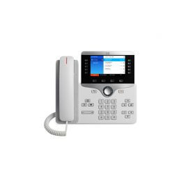 Cisco IP Phone 8841 in White, refurbished, compatible with Cisco networks