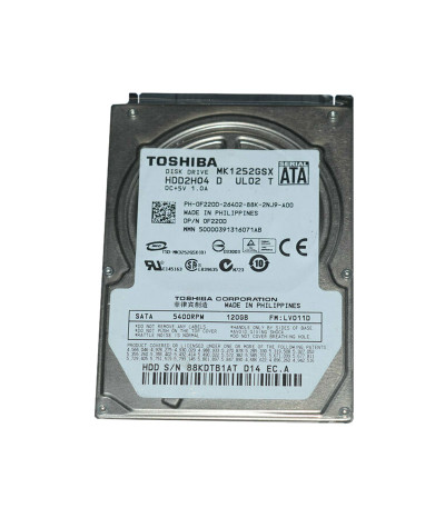 Toshiba 120GB 5400RPM SATA 2.5-Inch HDD for ProLiant DL360p Gen8 Servers