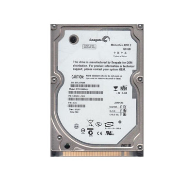 Seagate 120GB 4200RPM 2.5 Hard Drive for ATA-100 - 9AH434-504 - Compatible with laptops