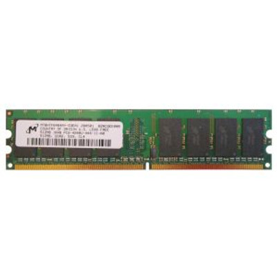 Micron 512MB PC2-4200 DDR2-533MHz Non-ECC Memory Module DIMM - MT8HTF6464AY-53EA1