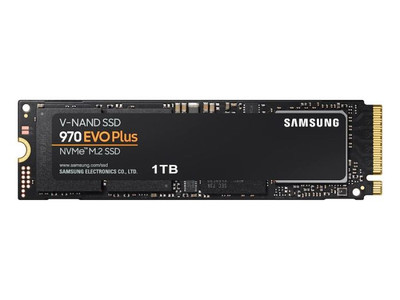 Samsung 970 EVO Plus 1TB NVMe M.2 SSD for Triple-Level-Cell PCI-Express 3.0 x4, MZ-V7S1T0B/AM, compatible with servers