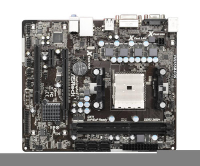 ASRock FM2A55M-DSG Micro-ATX Motherboard for AMD FM2 Processors, DDR3 Support, 6x SATA2 Ports