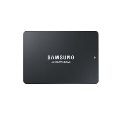 Samsung 883 DCT Series 1.92TB SATA 6Gb/s 2.5 Internal Solid State Drive mounted in server rack