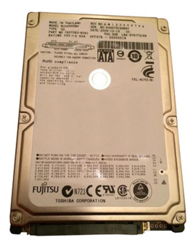 Fujitsu 500GB 5400RPM SATA 3Gb/s 8MB Cache 2.5-Inch Hard Drive CA07083-B341 for laptops