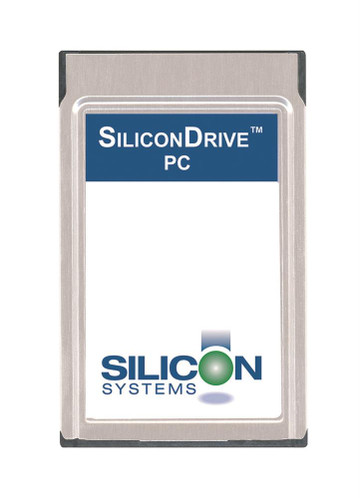 SiliconSystems SiliconDrive 64MB ATA PC Card Type II SSD for Industrial Use