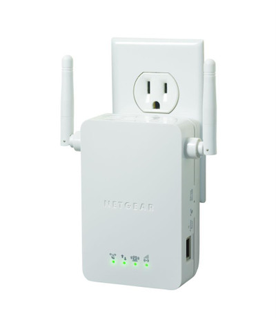 Netgear WN3000RP Wireless Range Extender Wall-Mountable for IEEE 802.11n (draft) 54Mbps