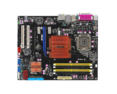 ASUS P5N-D LGA 775 Nvidia nForce 750i SLI ATX Motherboard for Intel Processors DDR2 SATA 3.0Gb/s
