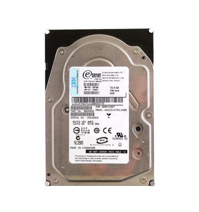 HITACHI Ultrastar 15k147 73GB 15000RPM SAS Hard Disk Drive for Servers - HUS151473VLS300