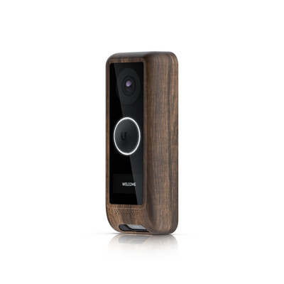 Ubiquiti G4 Doorbell Cover in Wood Finish for UVC-G4 - Outdoor Security Camera Accessories Ubiquiti G4 Doorbell Cover in Wood Finish for UVC-G4 - Outdoor Security Camera Accessories