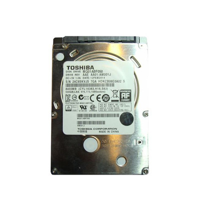Toshiba 500GB 5400RPM SATA 2.5 Hard Drive for HDKCB06E0A02S - Server Storage Drive