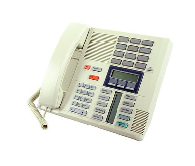 Nortel Meridian M7100 Phone in white for business communication - compatible with NT8B20 - telephone category