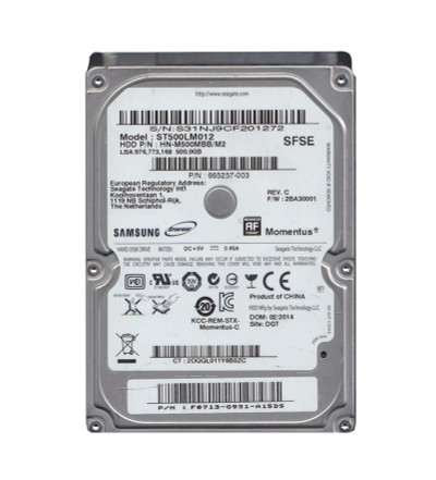 Samsung Spinpoint M8 500GB SATA Hard Drive HN-M500MBB/M2 for 2.5-Inch laptops