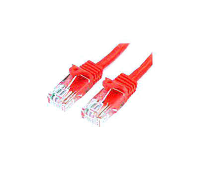 StarTech 2m Cat 5e Red Ethernet Cable for Networking Servers