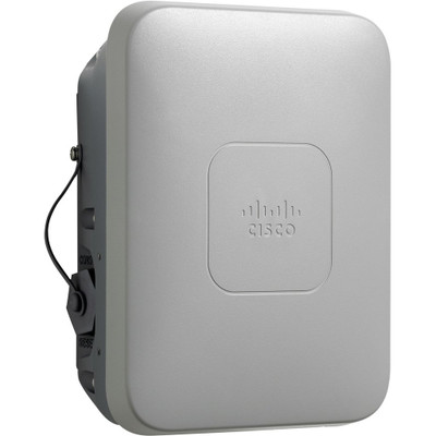 Cisco AIR-CAP1532I-A-K9 802.11N Low-Profile Outdoor AP Internal Antenna for Regulatory Domain, mounted outdoors.
