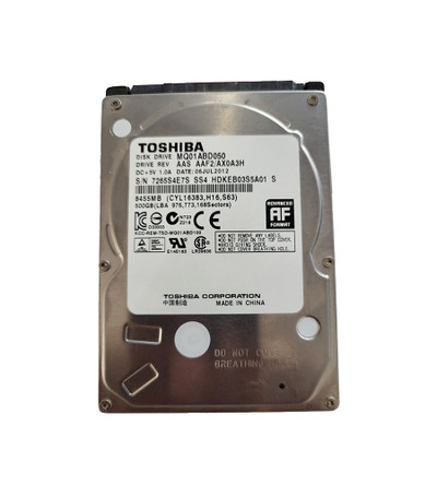 Toshiba 1TB 5400RPM SATA 2.5 Hard Drive for HDKGB13H2A01T - Server Storage Solution