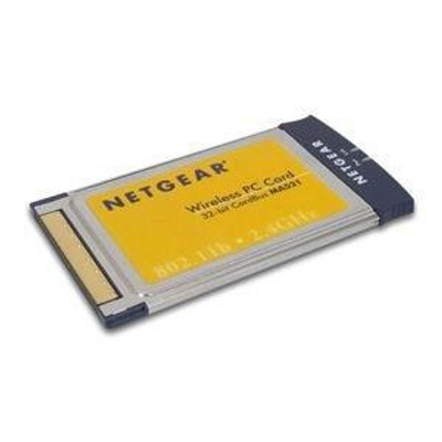 Netgear MA521 Wi-Fi Adapter CardBus 54Mbps for Indoor Use