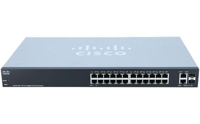 Cisco SG220-26P 26-Port Gigabit PoE Smart Switch for Networking Racks