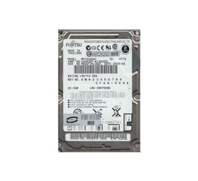 Fujitsu 20GB 4200RPM IDE Ultra ATA/100 ATA-6 2MB Cache 2.5-inch Hard Drive compatible with laptops